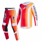 Alpinestars Youth MX Jersey & Pant Kit Deal - Fluid PORTL (Red/Light Grey/Dark Grey)