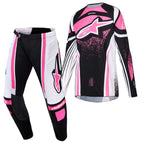 Alpinestars Women's MX Jersey & Pant Kit Deal - Stella TechStar NOMUR (Black/White/Fuchsia)