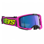 Alpinestars MX | MTB Vision 8 Goggles VISTA (Pink Fluo/Yellow Fluo) Mirror Blue Lens