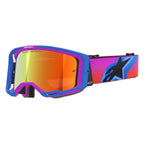 Alpinestars MX | MTB Vision 8 Goggles CORP (UCLA Blue/Purple/Orange) Mirror Red Lens