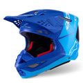 Alpinestars S-M10 MX Helmet - FLOOD (Metallic Blue/Med Blue/Black Carbon M&G)