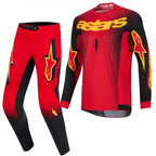 Alpinestars MX Jersey & Pant Kit Deal - SuperTech SCENZ (Red/Black/Yellow)