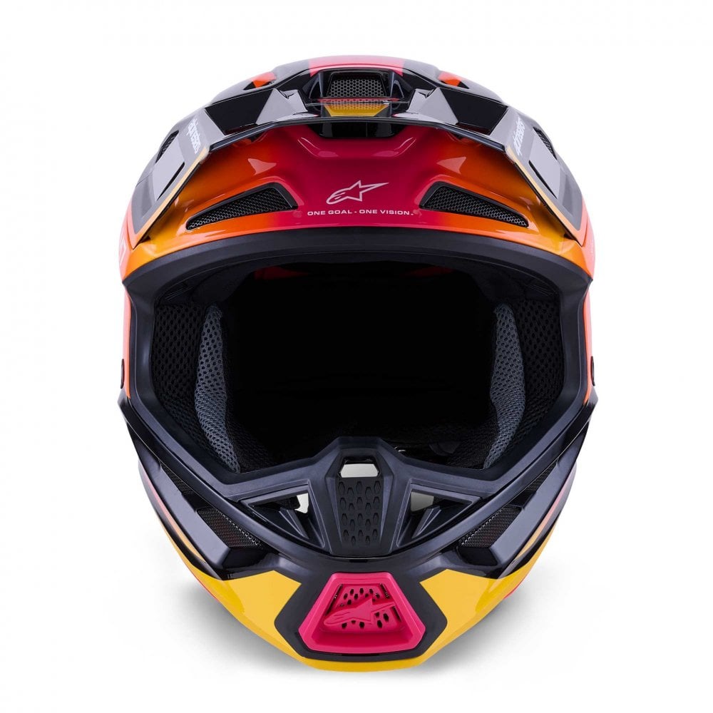Alpinestars (MX26) MX Helmet - S-M7 RISE (Black/Yellow/Pink Gloss)