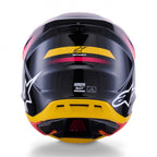 Alpinestars S-M7 RISE MX | Enduro Helmet (Black/Yellow/Pink Gloss)