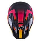 Alpinestars S-M7 RISE MX | Enduro Helmet (Black/Yellow/Pink Gloss)