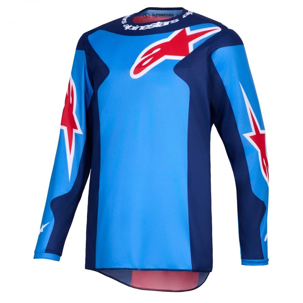 Alpinestars (MX26) MX Jersey - Fluid GRID (Blue/Red)