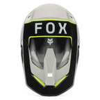 FOX Racing MX Youth Helmet - V1 COLLECT (Grey/Fluo Yellow/Black)