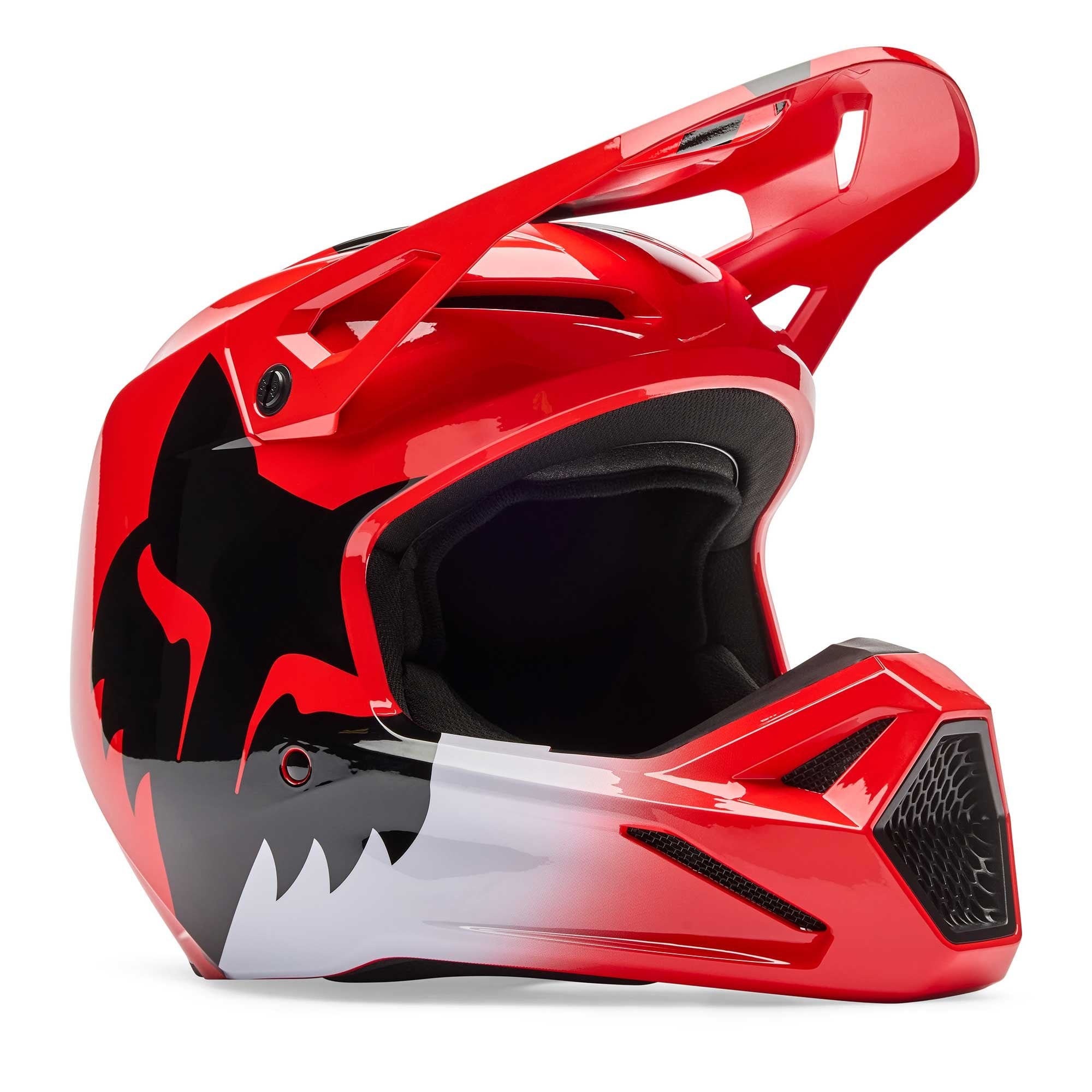 FOX MX | Enduro Helmet - V1 SHIELD (Fluo Red)