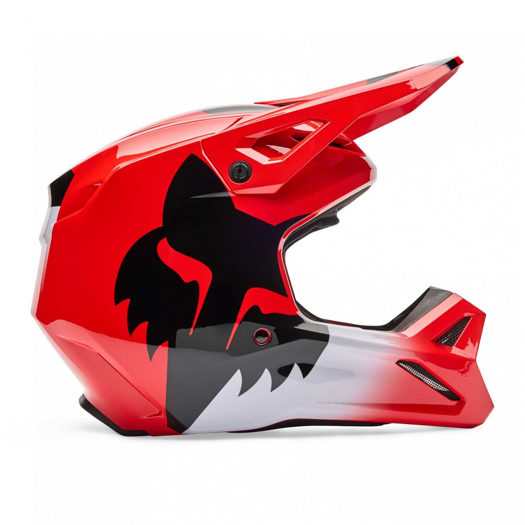 FOX MX | Enduro Helmet - V1 SHIELD (Fluo Red)