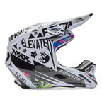 FOX Racing MX | Enduro Helmet - V1 MIPS IMAGE COSMO (White/Black)