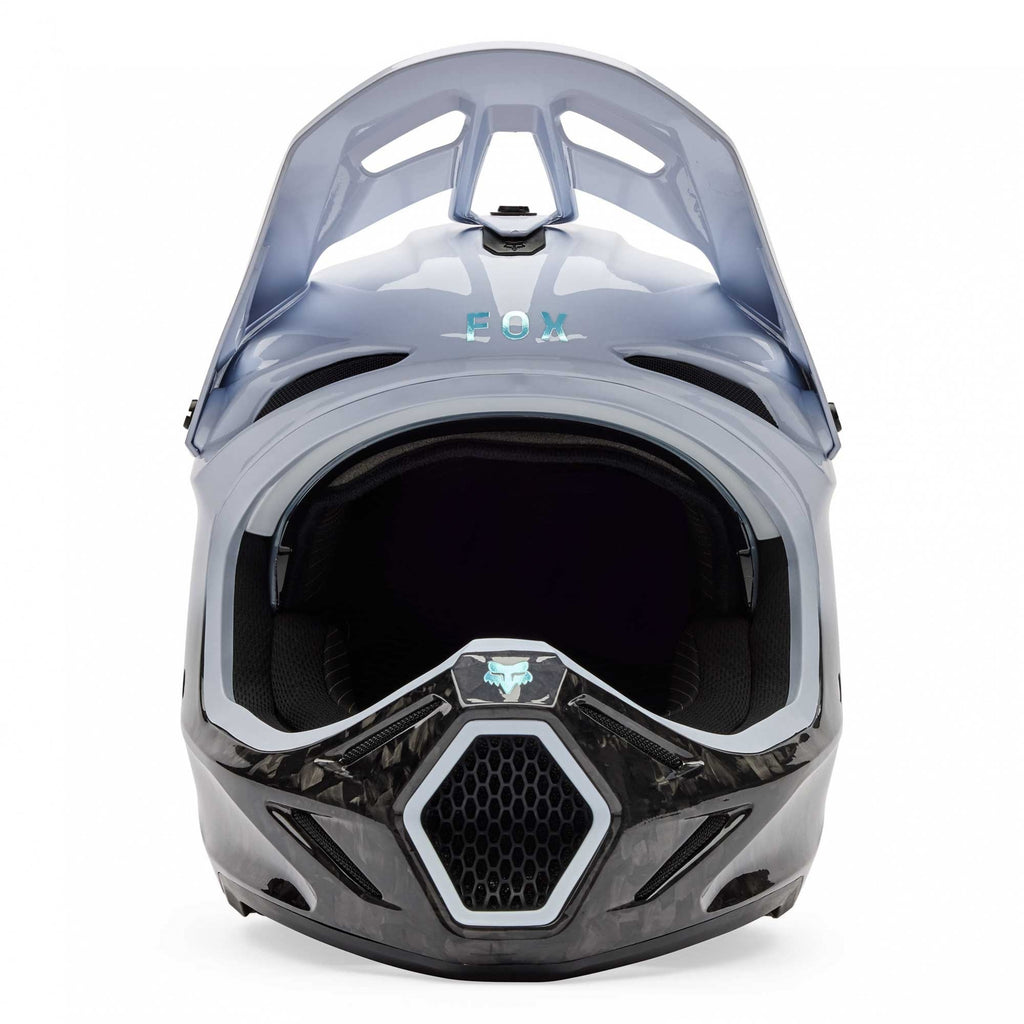 FOX Racing MX | Enduro Helmet - V3 RS Carbon GHOST (White/Black)