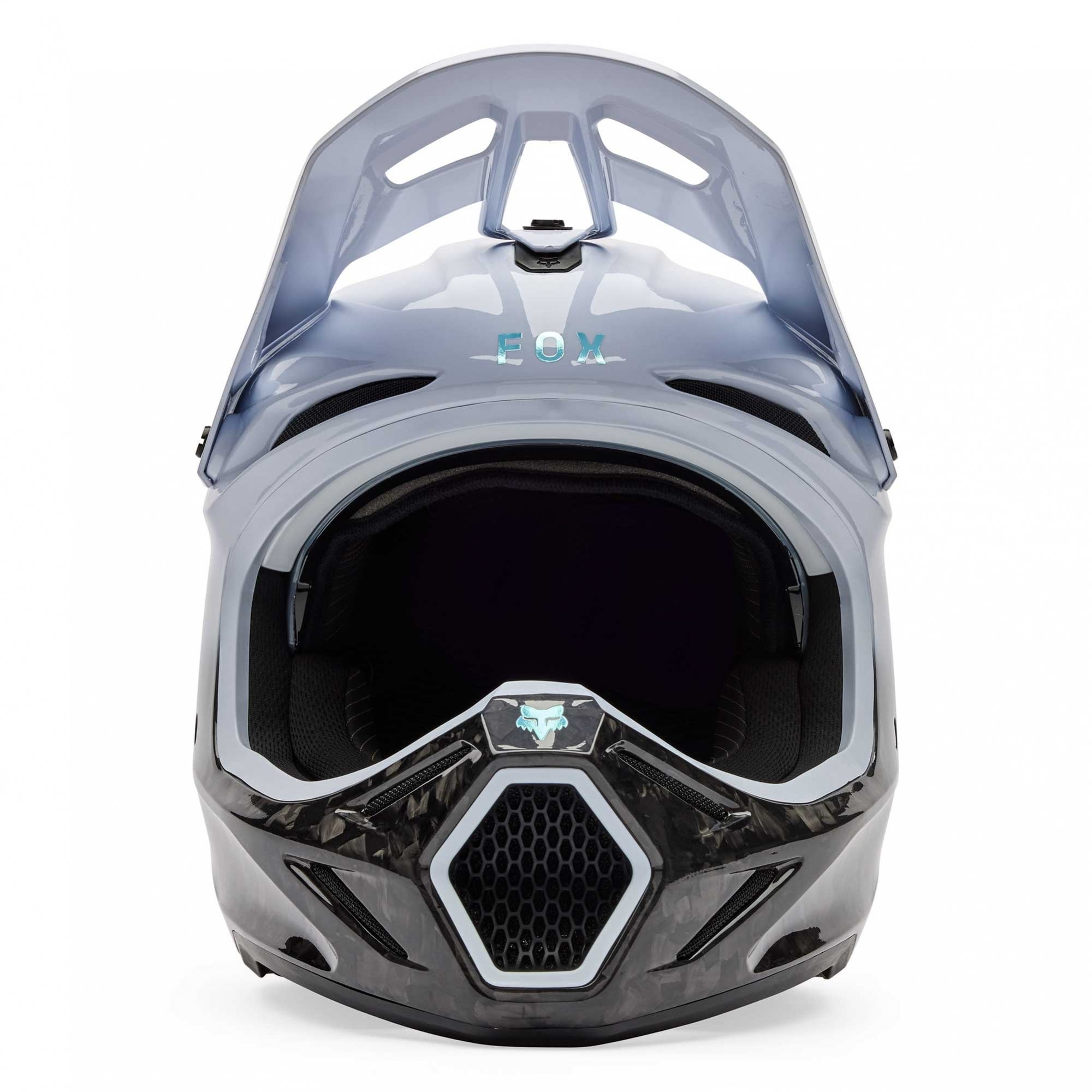 FOX Racing MX | Enduro Helmet - V3 RS Carbon GHOST (White/Black)