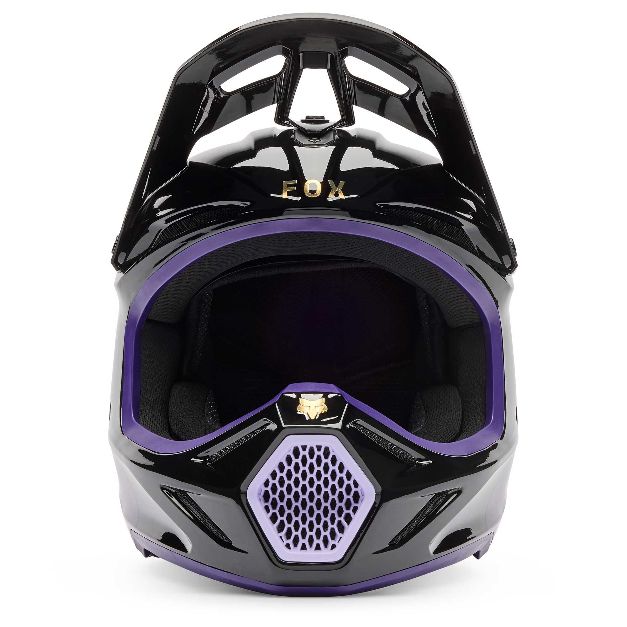 FOX MX | Enduro Helmet - V3 DRIP (Black/Purple)