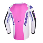 Alpinestars (MX26) Youth MX Jersey - Fluid GRID (Black/Light Grey/Purple)