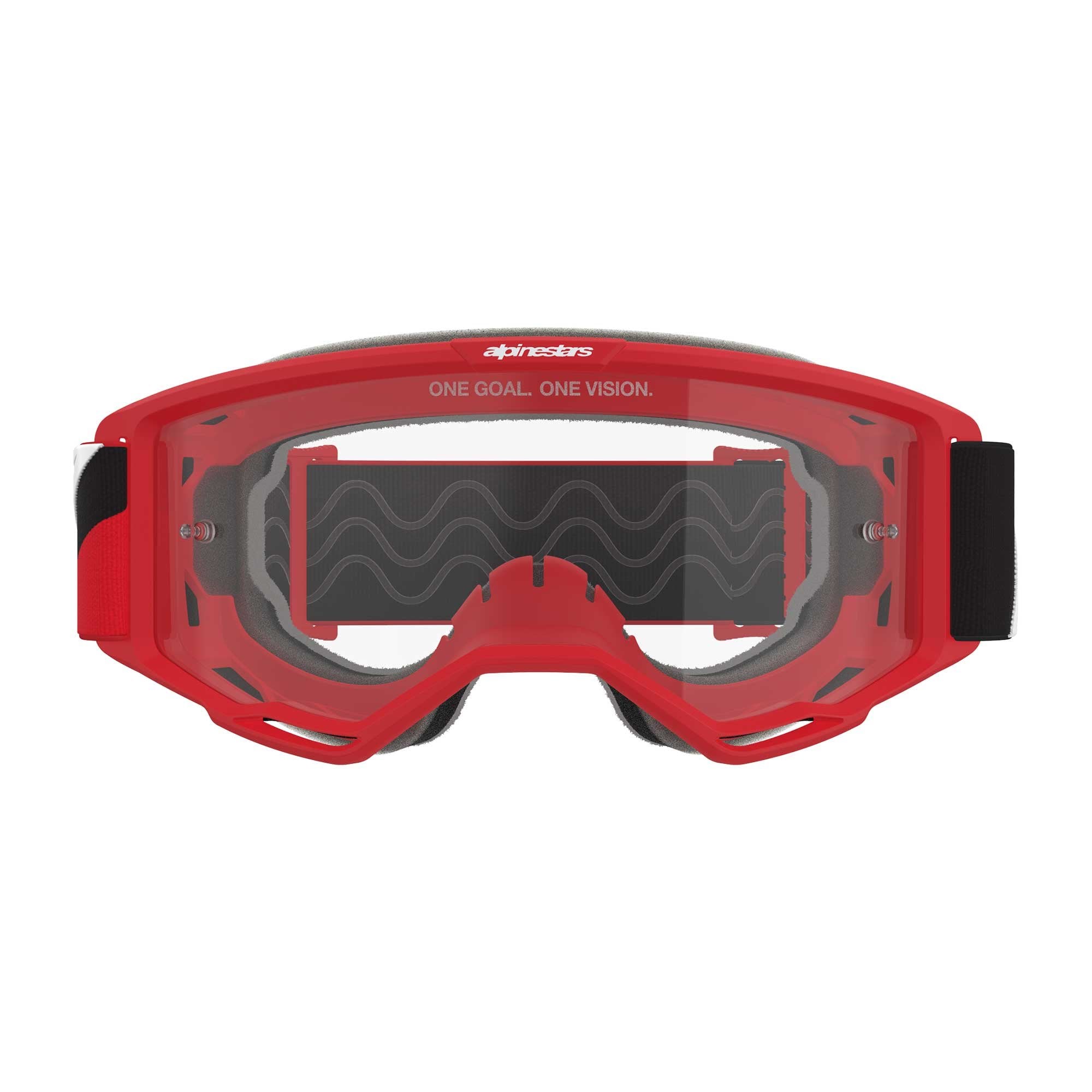 Alpinestars (MX26) Goggles - Vision OTG (Red/Black/White) Clear Lens
