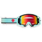 FOX Racing MX | MTB Goggles - AIRSPACE V3 DRIP (Turquoise) Mirror + Clear Lens