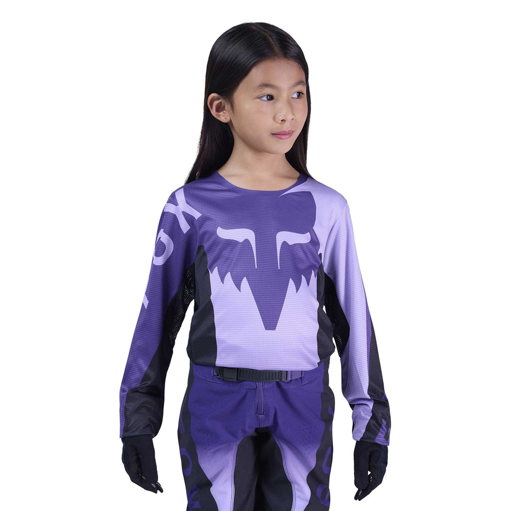 FOX Racing Youth MX Jersey & Pant Kit Deal - FLEXAIR SPIRE (Lilac/Purple/Black)