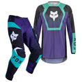 FOX Racing MX Jersey & Pant Kit Deal - 180 COLLECT (Grape/Teal/Black)