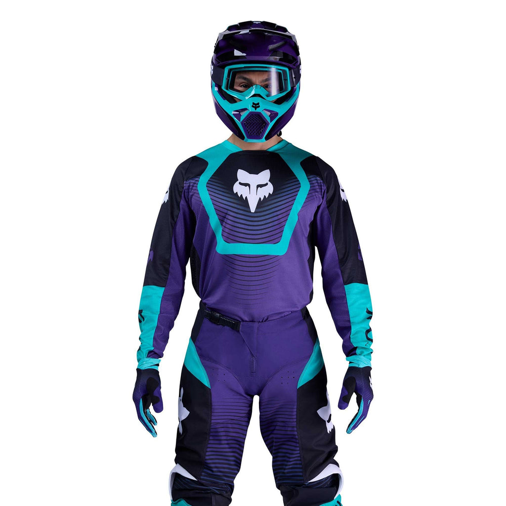 FOX Racing MX Jersey & Pant Kit Deal - 180 COLLECT (Grape/Teal/Black)
