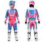 FOX Racing MX Jersey & Pant Kit Deal - 180 COLLECT (Blue/Pink/White)