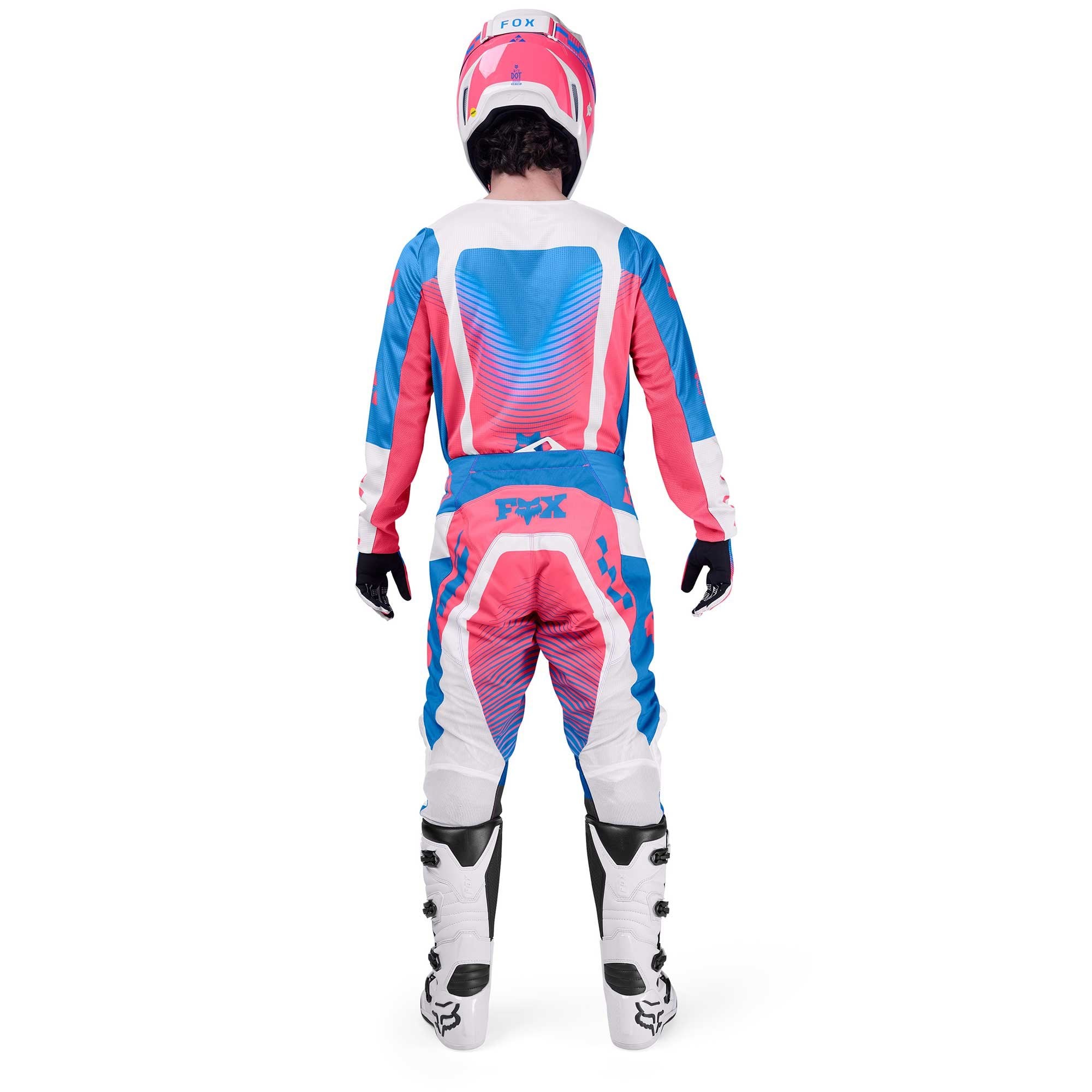 FOX Racing MX Jersey & Pant Kit Deal - 180 COLLECT (Blue/Pink/White)