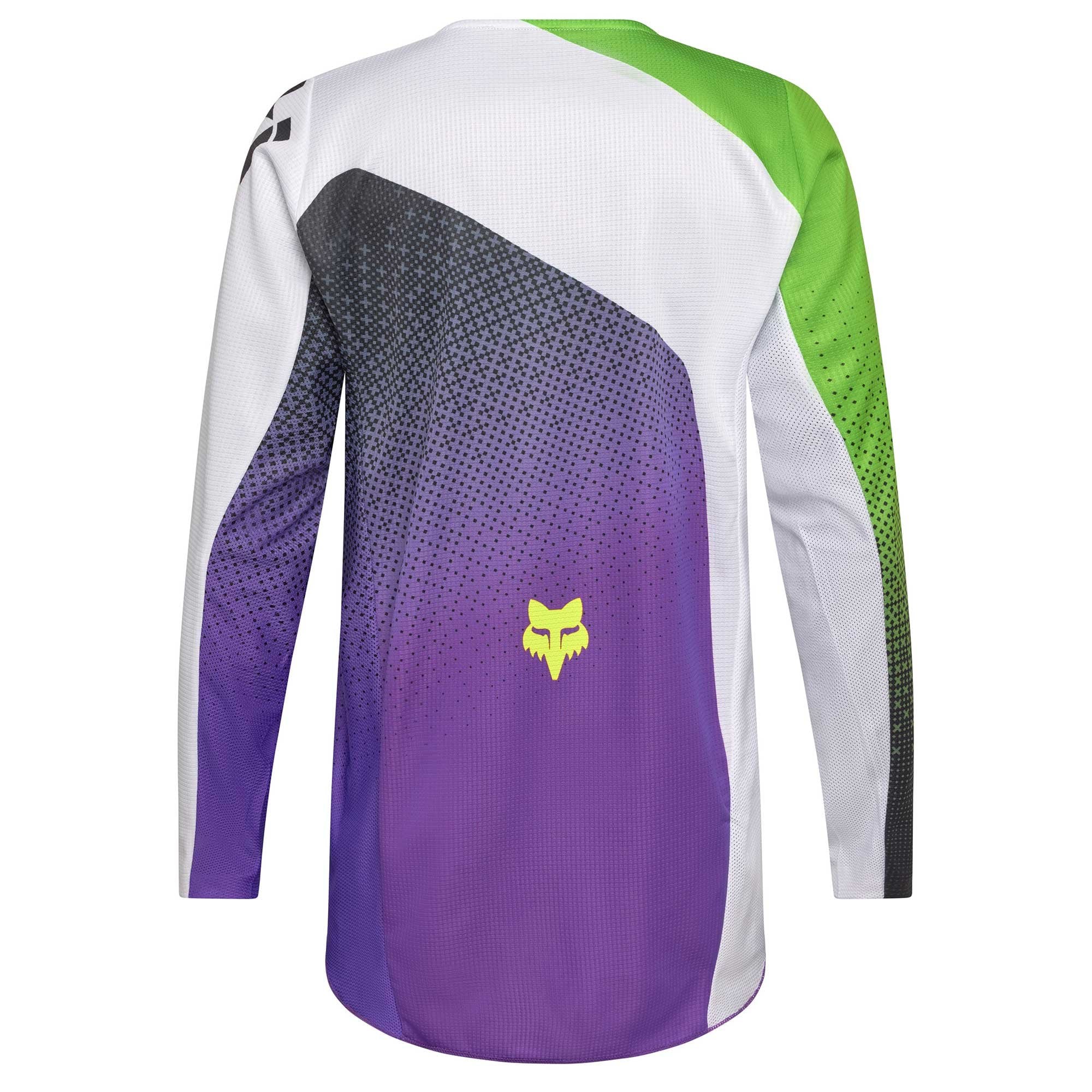 FOX (2026) MX Jersey & Pant Kit Deal - 180 KAWASAKI (Purple/White/Green)