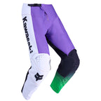 FOX (2026) MX Jersey & Pant Kit Deal - 180 KAWASAKI (Purple/White/Green)