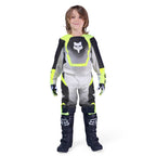 FOX Racing Youth MX Jersey & Pant Kit Deal - 180 COLLECT (Grey/Flo Yellow/Black)
