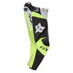 FOX Racing Youth MX Jersey & Pant Kit Deal - 180 COLLECT (Grey/Flo Yellow/Black)