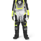 FOX Racing Youth MX Jersey & Pant Kit Deal - 180 COLLECT (Grey/Flo Yellow/Black)