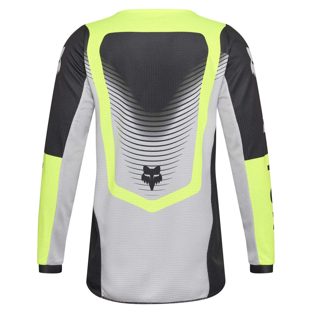 FOX Racing Youth MX Jersey - 180 COLLECT (Grey/Flo Yellow/Black)
