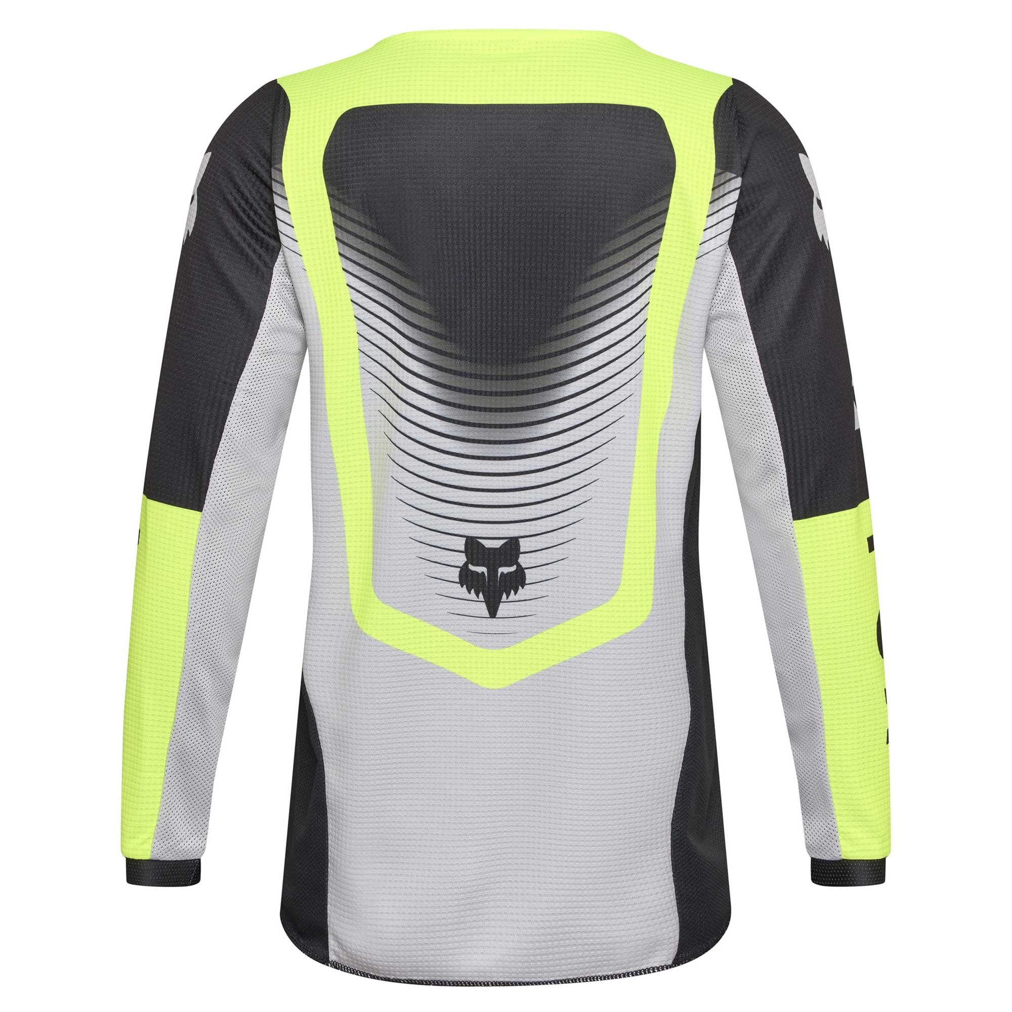 FOX Racing Youth MX Jersey - 180 COLLECT (Grey/Flo Yellow/Black)