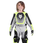 FOX Racing Youth MX Jersey - 180 COLLECT (Grey/Flo Yellow/Black)