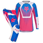 FOX Racing Youth MX Jersey & Pant Kit Deal - 180 COLLECT (Blue/Pink/White)