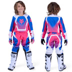 FOX Racing Youth MX Jersey & Pant Kit Deal - 180 COLLECT (Blue/Pink/White)
