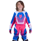 FOX Racing Youth MX Jersey & Pant Kit Deal - 180 COLLECT (Blue/Pink/White)