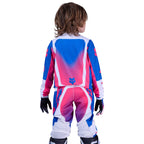 FOX Racing Youth MX Jersey & Pant Kit Deal - 180 COLLECT (Blue/Pink/White)