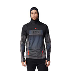 FOX Racing MX | MTB Hooded Jersey - RANGER DRIVE Integrated Balaclava (Black/Grey)