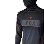 FOX Racing MX | MTB Hooded Jersey - RANGER DRIVE Integrated Balaclava (Black/Grey)