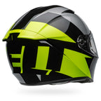 Bell Lithium SHEAR Motorcycle Helmet (Gloss Black/Grey/Yellow)