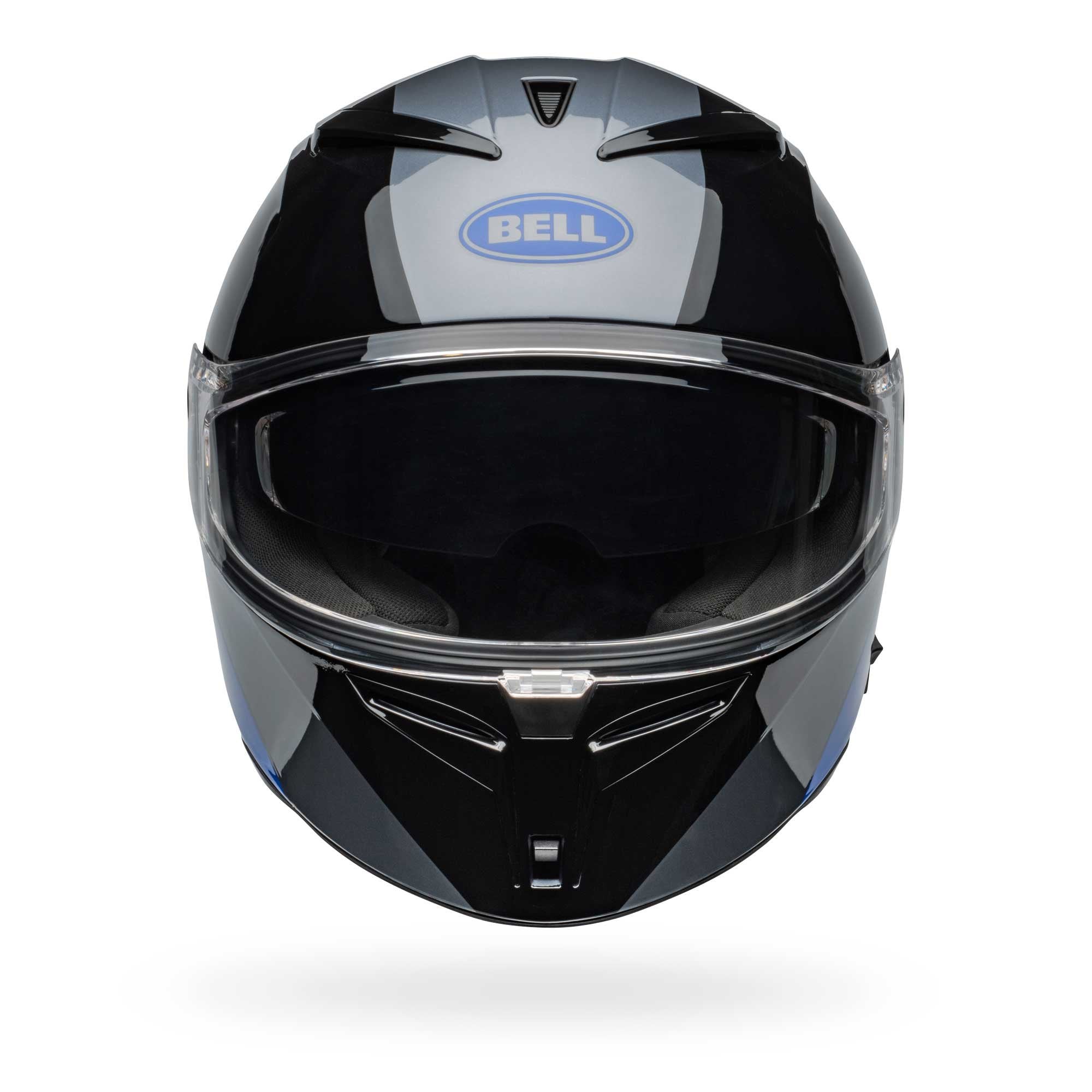 BELL LITHIUM SHEAR Road Helmet (Gloss Black/Grey/Blue)
