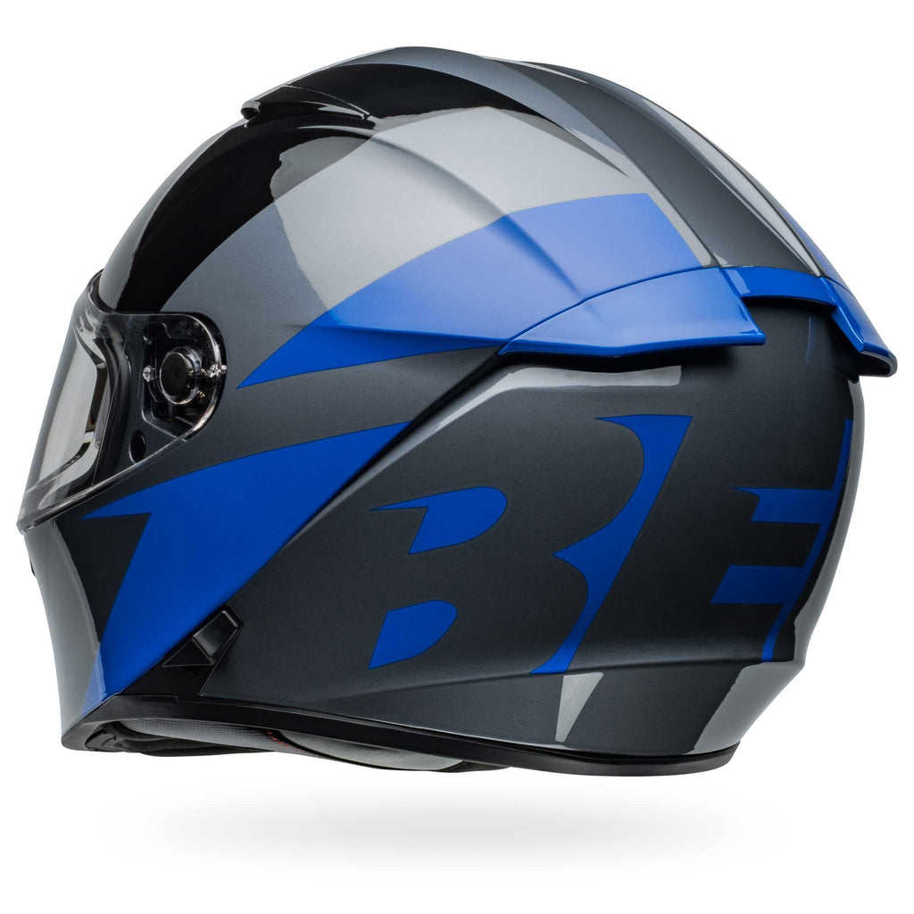 BELL LITHIUM SHEAR Road Helmet (Gloss Black/Grey/Blue)