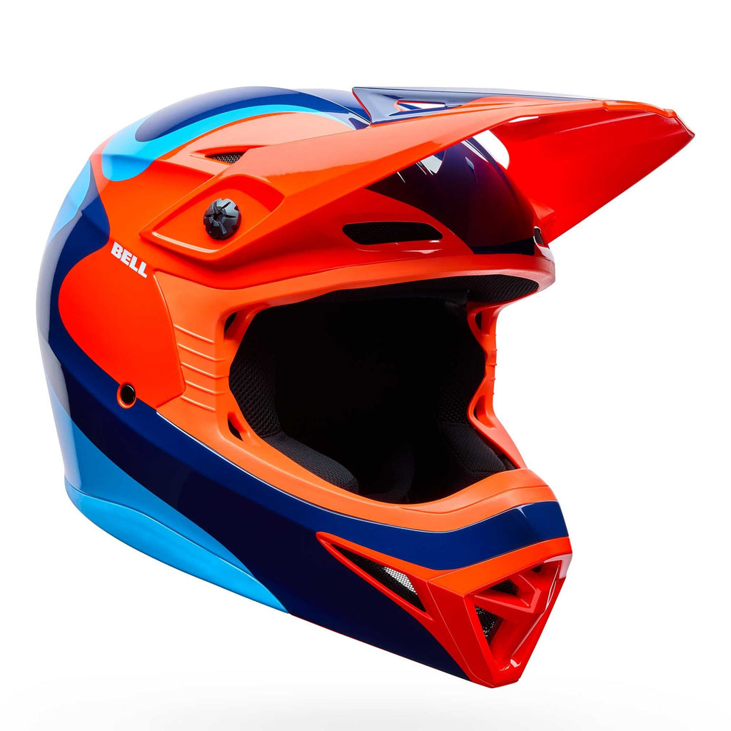 BELL Youth MX Helmet - MX-10 MIPS WAVE (Orange/Blue)