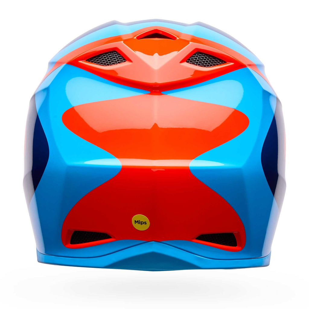 BELL Youth MX Helmet - MX-10 MIPS WAVE (Orange/Blue)