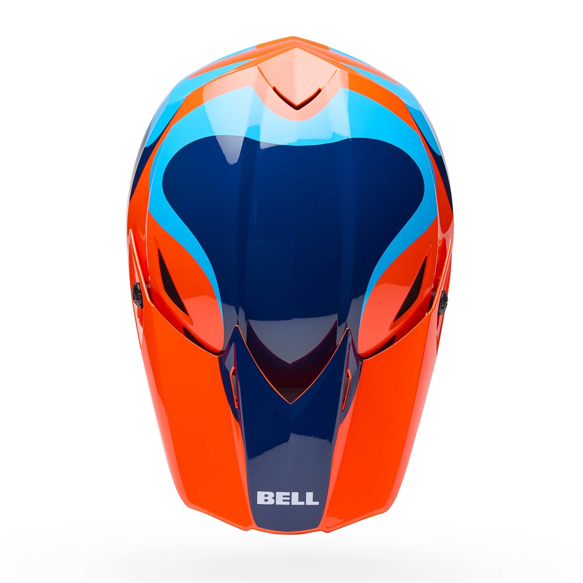 BELL Youth MX Helmet - MX-10 MIPS WAVE (Orange/Blue)