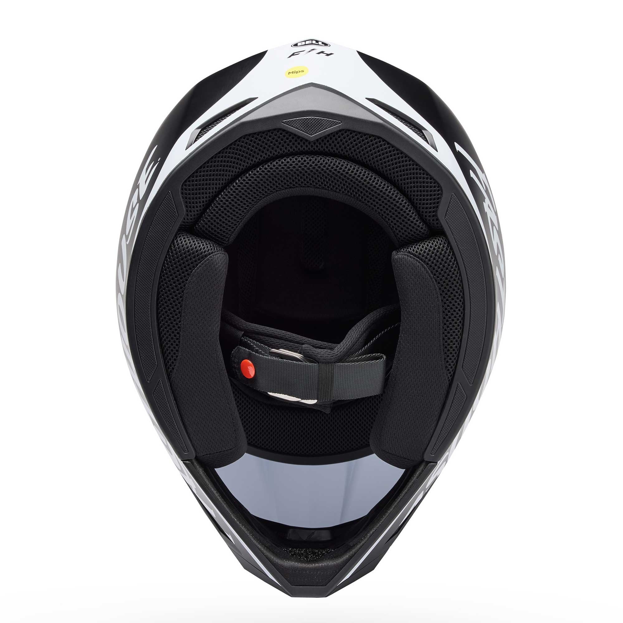 BELL Youth MX Helmet - MX-10 MIPS FASTHOUSE (Black/White)