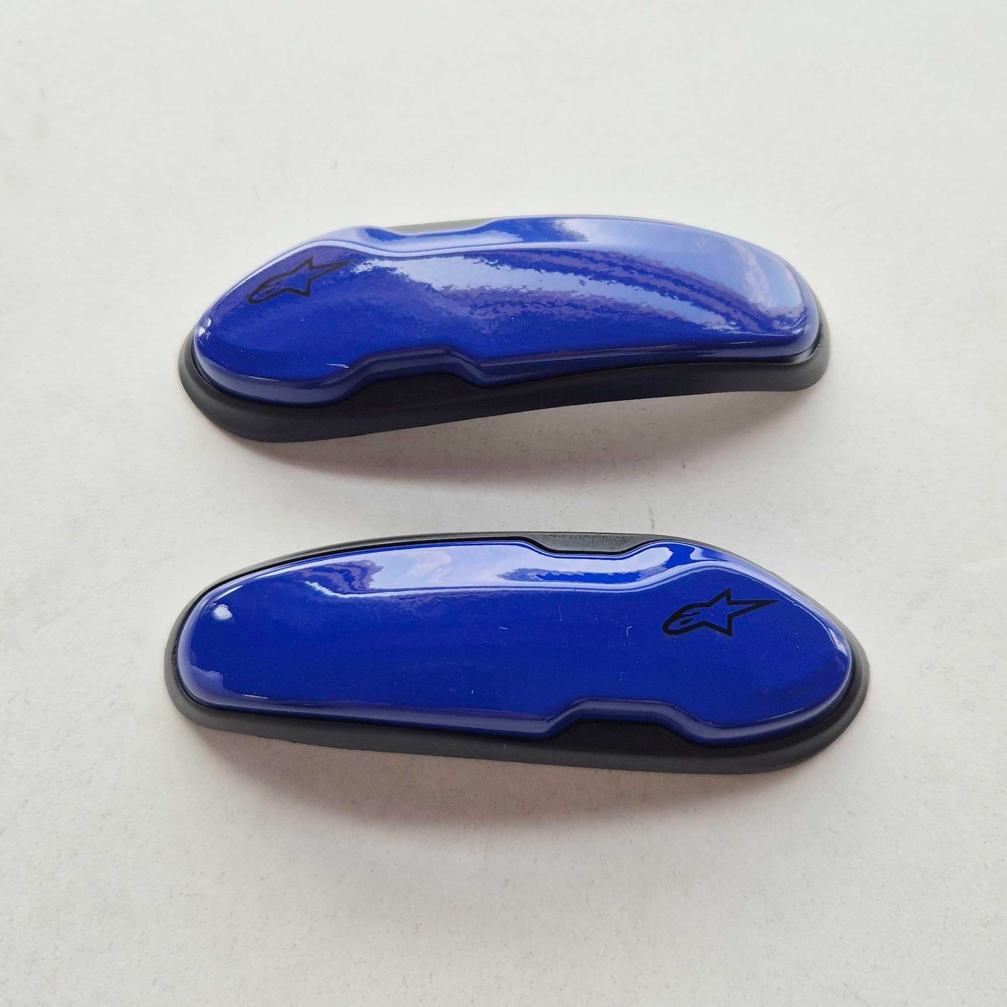 Alpinestars (Boot Spares) Toe Sliders - TPU/Aluminium - Supertech R, SMX Plus, SMX 6, SMX 3, SMX-1R (2015 On) *AS03* (Blue)