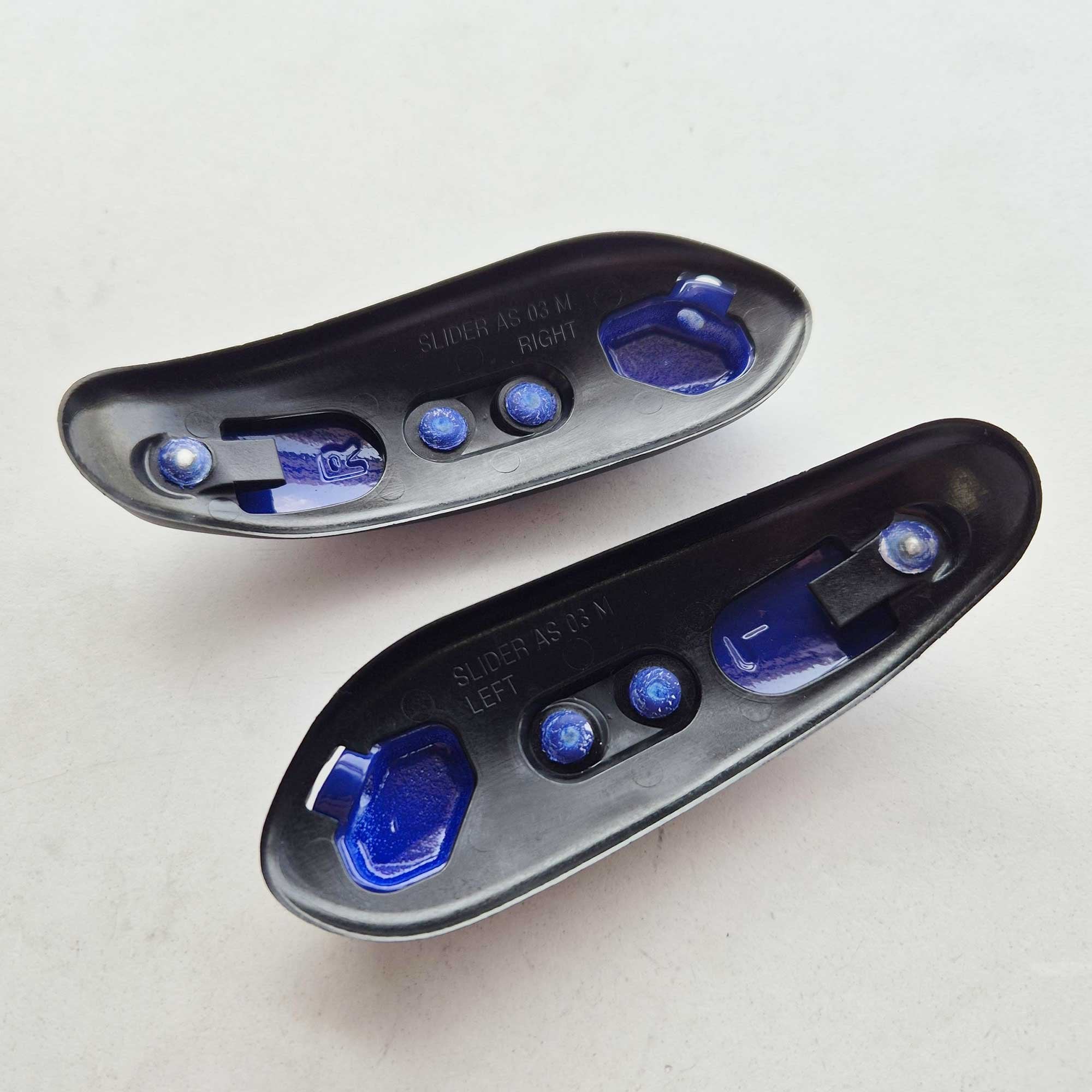 Alpinestars (Boot Spares) Toe Sliders - TPU/Aluminium - Supertech R, SMX Plus, SMX 6, SMX 3, SMX-1R (2015 On) *AS03* (Blue)
