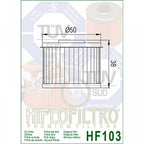 HiFlo Oil Filter - HF103 - CRF250L 17-20, , CRF250RL RALLY 17-20, CRF300L 21-25