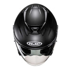 HJC I31 Plain Open Face Motorcycle Helmet (Matt Black)